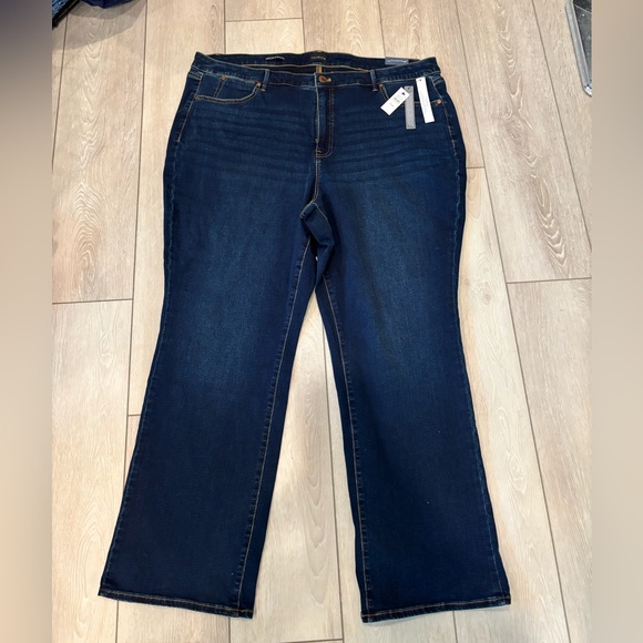 Talbots Blue Boot Cut Jeans Classic Style - Picture 1 of 2